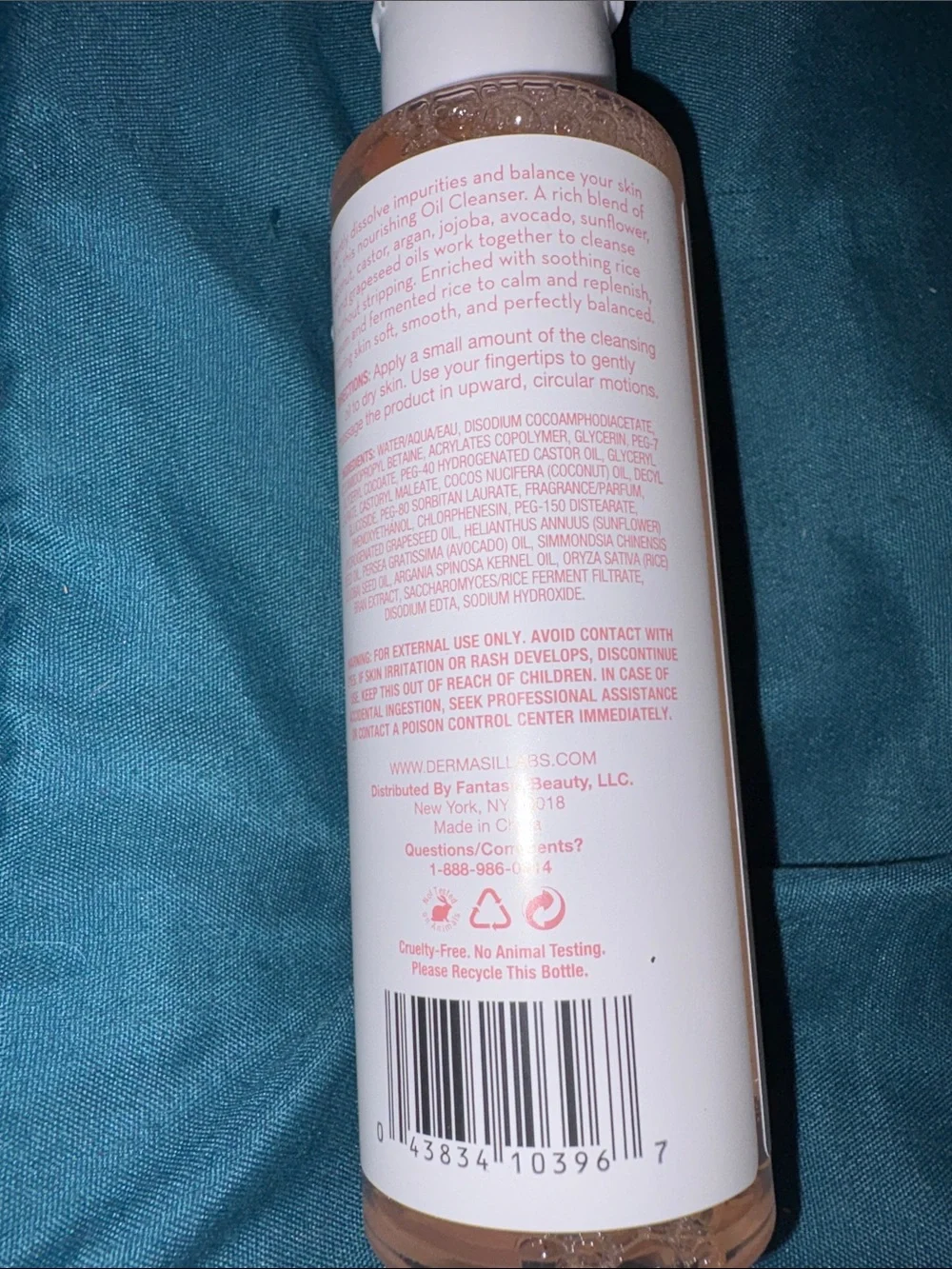 Dermasil balancing oil